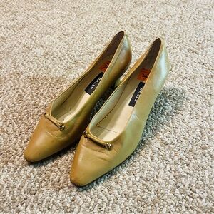 Bally camel colored pumps